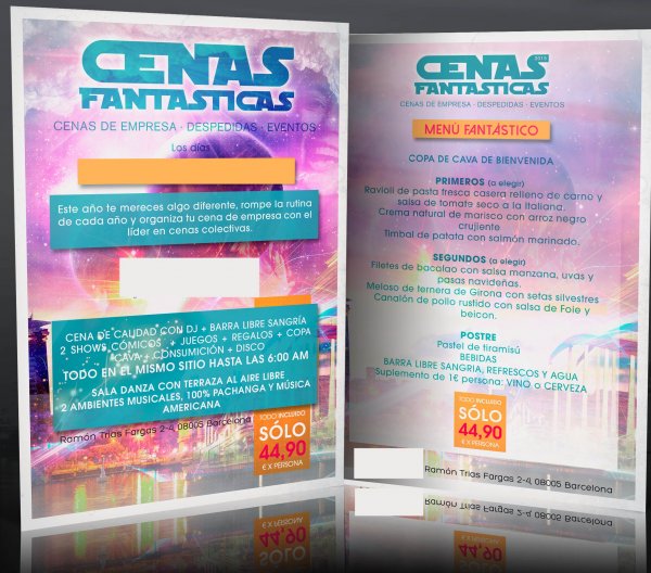 Cenas Navidad Barcelona