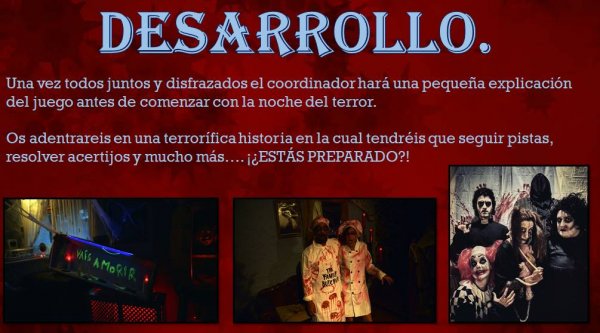 Gymkana Noche de Terror Madrid