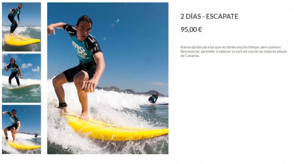 Pack Surfcamp Escapate Las Palmas