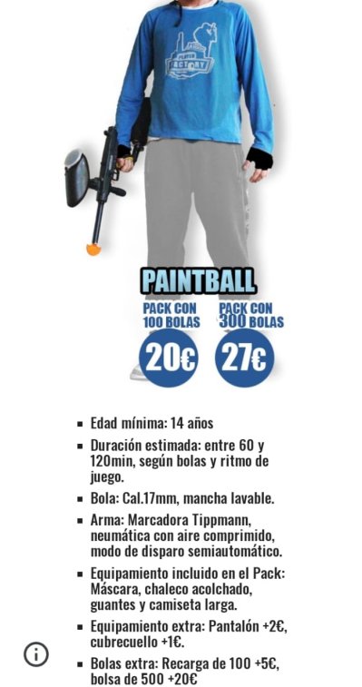 Paintball Camino Barca Cordoba