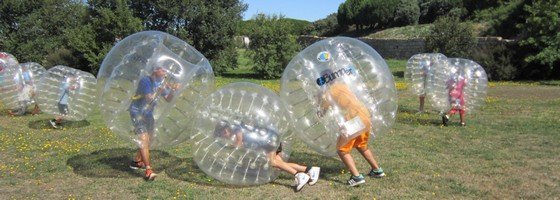 bubble football gijon