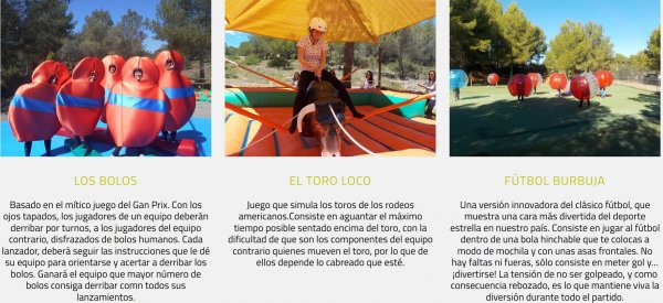 Actividades y Descripcion