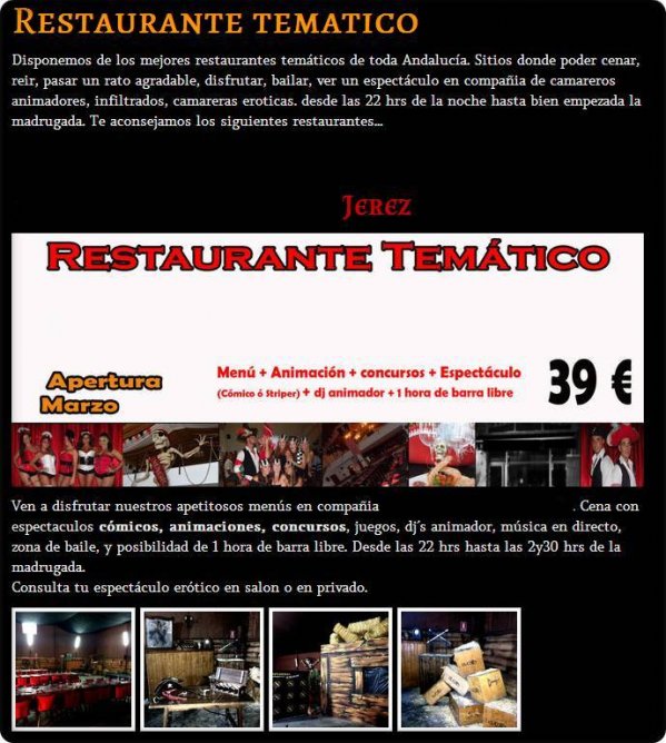 Restaurante Espectaculo Jerez