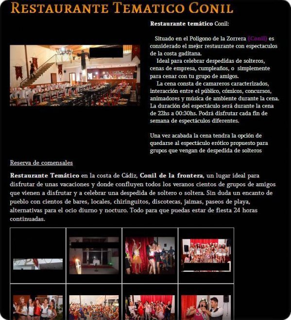 Restaurante Espectaculos Conil