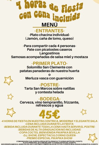 Restaurante Espectaculos Sevilla